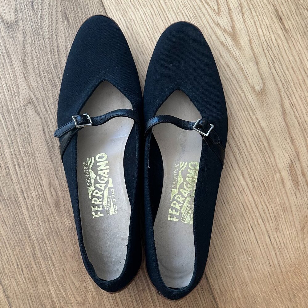 Salvatore Ferragamo Mary Jane Ballet Flats